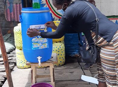 GAHN - CPN handwashing station