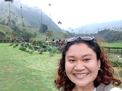 Minear Mak, YAMEN participant Cambodia, Cocora Valley, Colombia. 