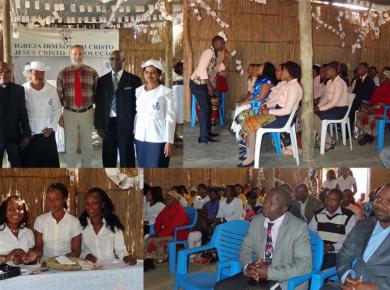 José’s visit to one of Brethren in Christ churches in Maputo, Mozambique w Filipe and his family.